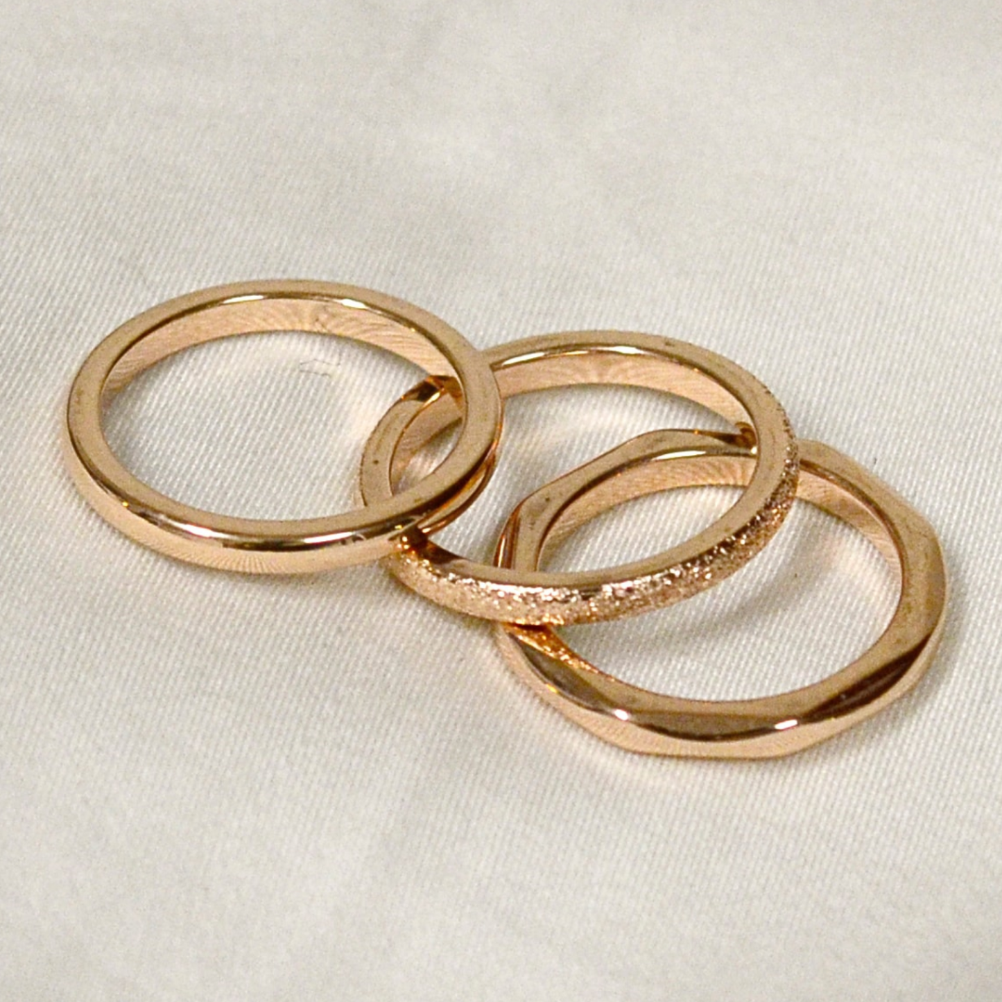 Simple Trio Ring Set